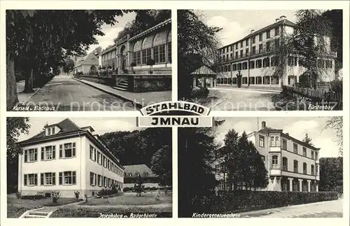 Bad Imnau Sanatorium Kursaal Badhaus Fuerstenbau Josephsbau Kindergenesungsheim Stahlbad Kat. Haigerloch