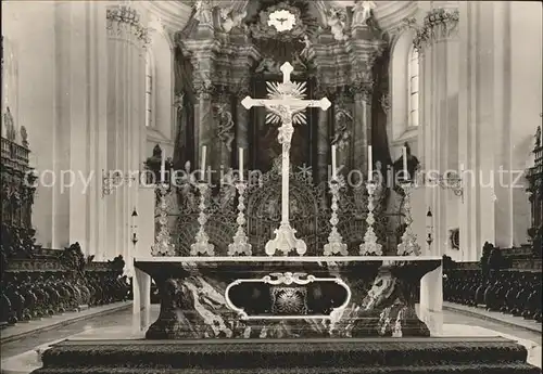 Weingarten Wuerttemberg Benediktinerabtei Basilika Heilig Blut Altar / Weingarten /Ravensburg LKR