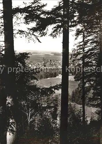 Bad Duerrheim Panorama Blick vom Waldrand Hoechstgelegenes Solbad Europas Kat. Bad Duerrheim