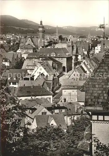 Ebingen Blick auf die Altstadt Kirche Schwaebische Alb Kat. Albstadt