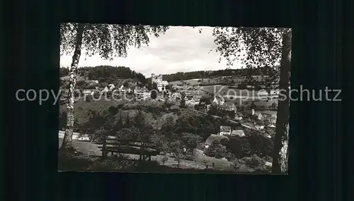 Berneck Altensteig Gesamtansicht Luftkurort Schwarzwald Kat. Altensteig