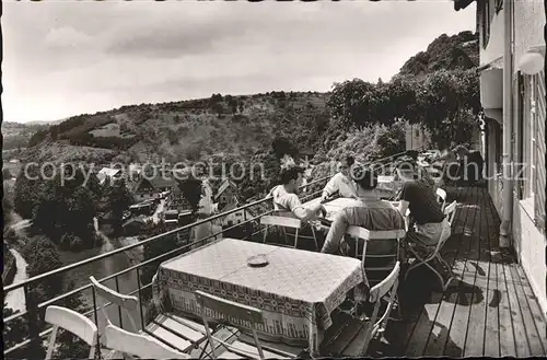 Wildberg Schwarzwald Gasthof Pension Baeren Terrasse / Wildberg /Calw LKR