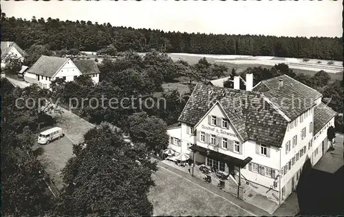 Kaelberbronn Gasthof Pension zum Schwanen Hoehenluftkurort Wintersportplatz Schwarzwald Kat. Pfalzgrafenweiler