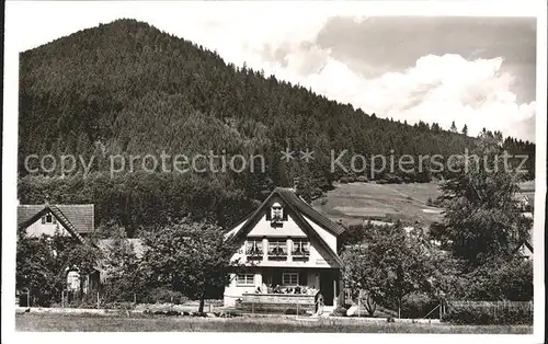 Klosterreichenbach Pension Waldfrieden Schwarzwald Kat. Baiersbronn