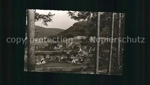 Klosterreichenbach Panorama Blick vom Waldrand Luftkurort Schwarzwald Kat. Baiersbronn