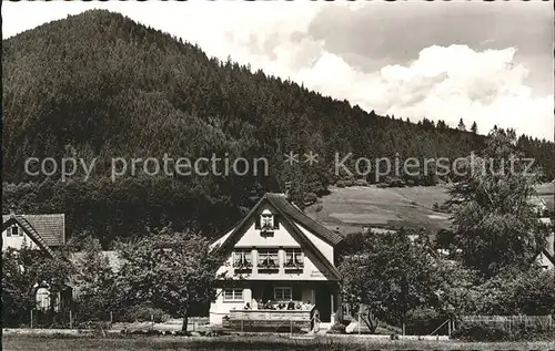 Klosterreichenbach Pension Waldfrieden Luftkurort Schwarzwald Kat. Baiersbronn