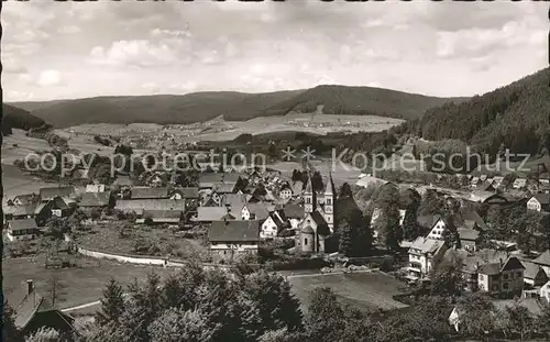 Klosterreichenbach Gesamtansicht Luftkurort Murgtal Schwarzwald Kat. Baiersbronn