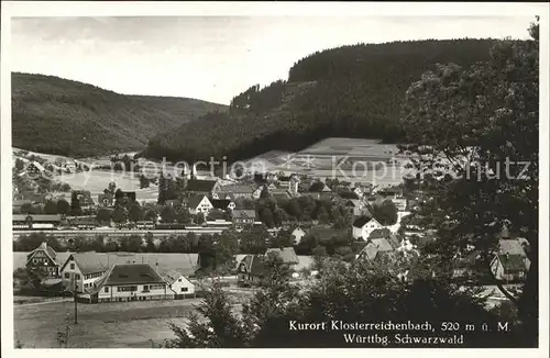 Klosterreichenbach Gesamtansicht Luftkurort Murgtal Schwarzwald Kat. Baiersbronn