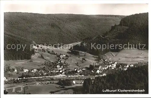 Klosterreichenbach Gesamtansicht Luftkurort Murgtal Schwarzwald Kat. Baiersbronn