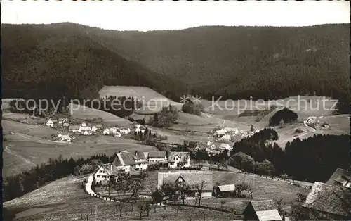 Schoenmuenzach Gesamtansicht Luftkurort Murgtal Schwarzwald Kat. Baiersbronn