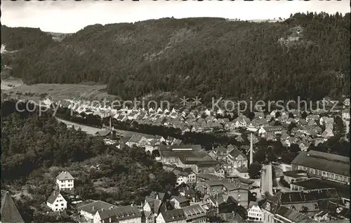 Oberndorf Neckar Blick ueber die Stadt Kat. Oberndorf am Neckar