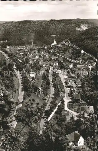 Oberndorf Neckar Blick ueber die Stadt Kat. Oberndorf am Neckar