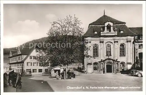 Oberndorf Neckar Partie beim ehemaligen Augustinerkloster Kat. Oberndorf am Neckar