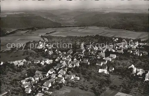 Bierlingen Fliegeraufnahme Original Straehle Bild Kat. Starzach