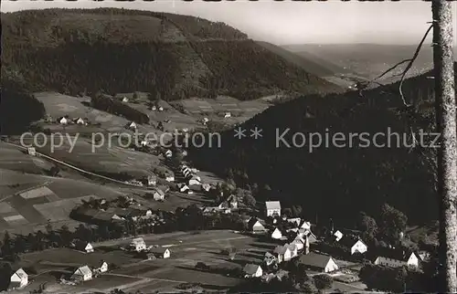 Obertal Baiersbronn Panorama Hoehenluftkurort und Wintersportplatz Schwarzwald Kat. Baiersbronn