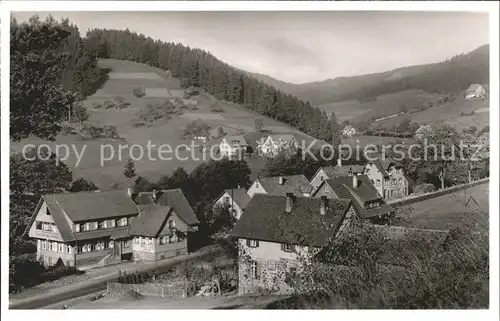 Obertal Baiersbronn Gathaus Pension zum Schwanen Kat. Baiersbronn