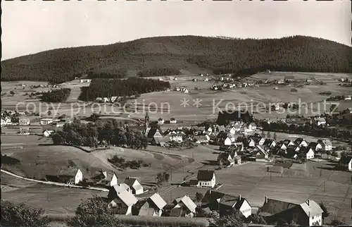 Mitteltal Schwarzwald Panorama Hoehenluftkurort und Wintersportplatz Kat. Baiersbronn