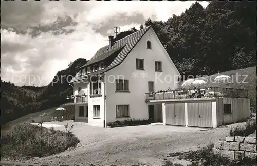 Schwarzenberg Baiersbronn Pension Haus Ziefle Kat. Baiersbronn