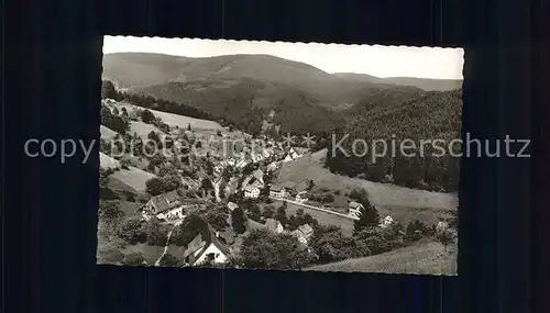 Schoenmuenzach Panorama Kneipp und Luftkurort Murgtal Schwarzwald Kat. Baiersbronn