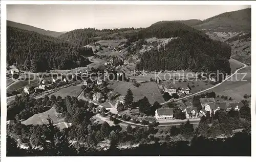 Schoenmuenzach Panorama Kneipp und Luftkurort Murgtal Schwarzwald Kat. Baiersbronn