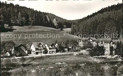 Schoenmuenzach Teilansicht Kneipp und Luftkurort Murgtal Schwarzwald Kat. Baiersbronn