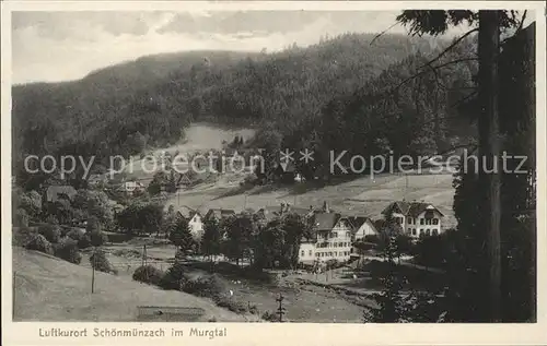 Schoenmuenzach Hotel Waldhorn Kneipp und Luftkurort Murgtal Schwarzwald Kat. Baiersbronn