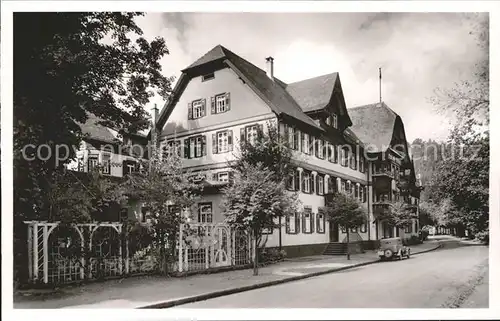 Schoenmuenzach Hotel Post Kneipp und Luftkurort Murgtal Schwarzwald Kat. Baiersbronn