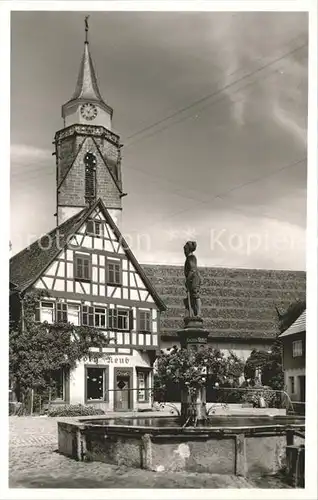 Dornstetten Wuerttemberg Marktplatz Brunnen Luftkurort Kat. Dornstetten