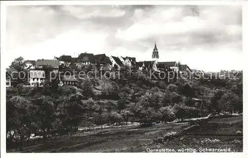 Dornstetten Wuerttemberg Ortsansicht mit Kirche Kat. Dornstetten