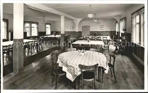 Hallwangen Kinderkurhaus Speisesaal Hoehenluftkurort Kat. Dornstetten