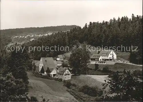 Kapfenhardt Waldgasthof Pension Kapfenhardter Muehle Schwarzwald Kat. Unterreichenbach