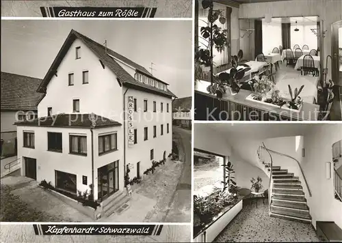 Kapfenhardt Gasthaus Pension zum Roessle Restaurant Treppenhaus Bromsilber Kat. Unterreichenbach