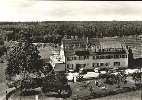 Wart Altensteig Pension Haus Schoenblick Hoehenluftkurort Schwarzwald Kat. Altensteig