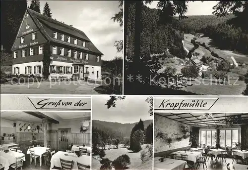 Seewald Gasthof Kropfmuehle Restaurant Talblick Kat. Seewald