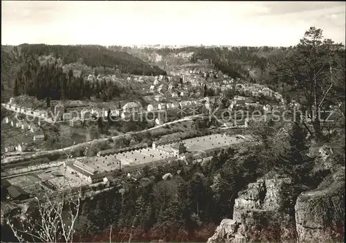 Oberndorf Neckar Panorama Blick ins Tal  Kat. Oberndorf am Neckar