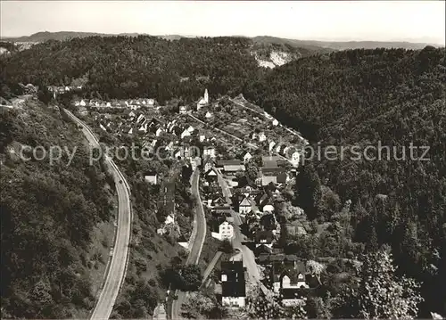 Oberndorf Neckar Panorama Blick ins Tal Kat. Oberndorf am Neckar