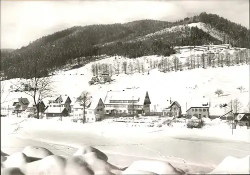 Obertal Baiersbronn Gasthof Pension zum Engel Luftkurort Wintersportplatz Schwarzwald Kat. Baiersbronn