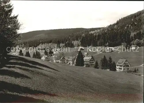 Buhlbach Obertal Teilansicht Sommer und Wintersportplatz Schwarzwald / Baiersbronn /Freudenstadt LKR