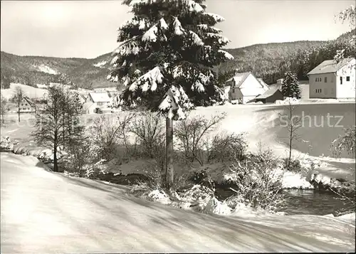 Buhlbach Obertal Winterimpressionen Schwarzwald / Baiersbronn /Freudenstadt LKR