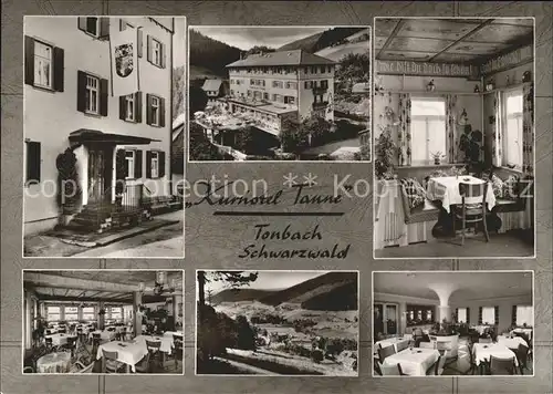 Tonbach Kurhotel Tanne Luftkurort Schwarzwald Kat. Baiersbronn