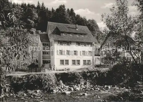 Schoenmuenzach Pension Gaiser Kneipp und Luftkurort Murgtal Schwarzwald Kat. Baiersbronn