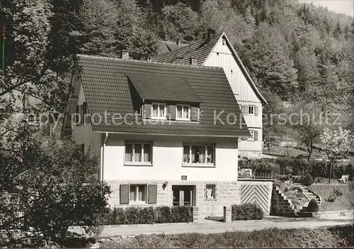 Schoenmuenzach Pension Sabine Kneipp und Luftkurort Murgtal Schwarzwald Kat. Baiersbronn