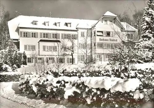 Hallwangen Kurhaus Waldeck Hoehenluftkurort Schwarzwald Kat. Dornstetten