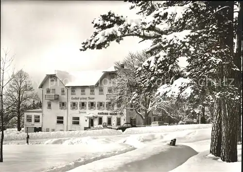 Hallwangen Gasthof Pension Gruener Baum Hoehenluftkurort Schwarzwald Kat. Dornstetten