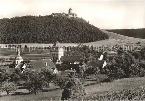 Oberstenfeld Teilansicht Kirche Burg Lichtenberg Bottwartal Kat. Oberstenfeld