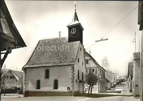 Perouse Rutesheim Evangelische Kirche Kat. Rutesheim