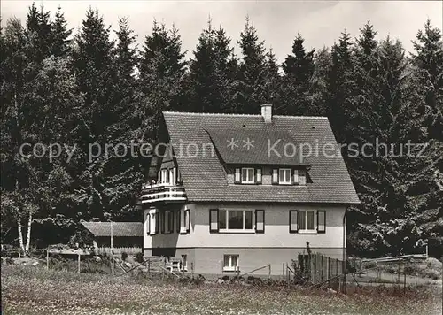 Igelsloch Pension Haus Schwemmle Schwarzwald Kat. Oberreichenbach
