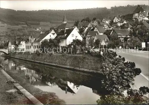 Wildberg Schwarzwald Nagold Bruecke Ortskern Luftkurort Schwarzwald / Wildberg /Calw LKR