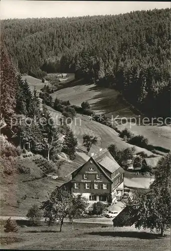 Seewald Gasthof Kropfmuehle Talblick Kat. Seewald