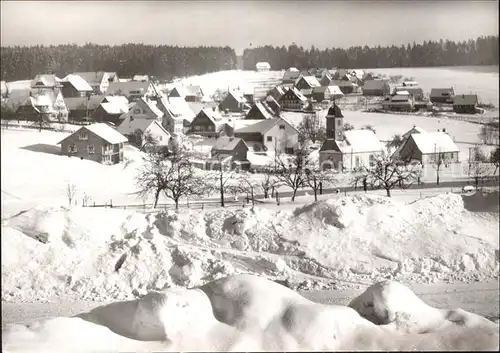 Besenfeld Gesamtansicht Hoehenluftkurort Wintersportplatz Schwarzwald Kat. Seewald